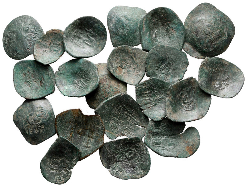 Lot of ca. 20 byzantine scyphate coins / SOLD AS SEEN, NO RETURN! 

very fine