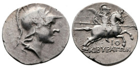PHRYGIA, KIBYRA AR. DRACHM

Ca. 166-84 BC. 
Phrygia. Kibyra Ar. drachm, ca. 166-84 BC. Helmeted male head right. Rev. IO/ KIBYPATΩN, warrior, holdi...