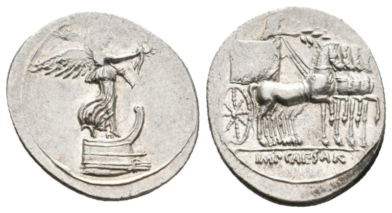 OCTAVIAN AR. DENARIUS

30 BC. 
Octavian Ar. denarius, 30 BC, Uncertain Italia...