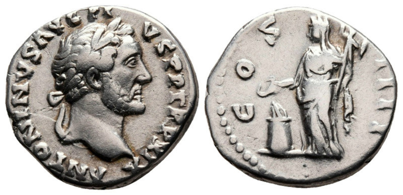 ANTONINUS PIUS AR. DENARIUS

AD 155-156. 
Antoninus Pius Ar. denarius, AD 155...