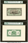 Canada Port Of Spain, Trinidad- Royal Bank of Canada $5 (£1.0.10) 3.1.1938 Trinidad & Tobago Ch.# 630-68-02P Front and Back Proof PMG Superb Gem Unc 6...