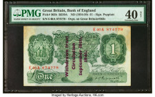 Great Britain Bank of England 1 Pound ND (1934-39) Pick 363h PMG Extremely Fine 40 Net. Stains are noted on this example. HID09801242017 © 2022 Herita...