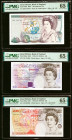 Great Britain Bank of England 20 (2); 50 Pounds ND (1988-98) Pick 380e; 384a; 388a Three Examples PMG Gem Uncirculated 65 EPQ (3). HID09801242017 © 20...
