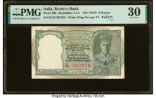 India Reserve Bank of India 5 Rupees ND (1943) Pick 23b Jhun4.4.2 PMG Very Fine 30. Staple holes at issue. HID09801242017 © 2022 Heritage Auctions | A...