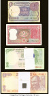 India Group of 390 Examples Crisp Uncirculated. This lot includes 3 full packs of 100 notes and the 5 Rupees pack has 90 notes. Edge damage may be pre...