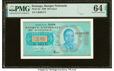 Katanga Banque Nationale du Katanga 20 Francs 21.11.1960 Pick 6a PMG Choice Uncirculated 64 EPQ. HID09801242017 © 2022 Heritage Auctions | All Rights ...