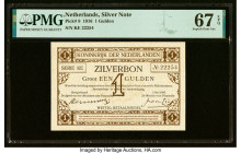 Netherlands Silver Note 1 Gulden 1.5.1916 Pick 8 PMG Superb Gem Unc 67 EPQ. HID09801242017 © 2022 Heritage Auctions | All Rights Reserved
