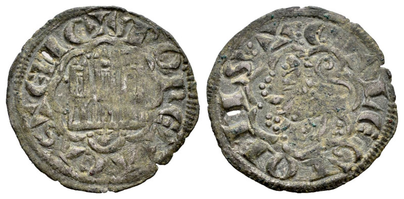 Reino de Castilla y León. Alfonso X (1252-1284). Novén. Coruña. (Bautista-395). ...