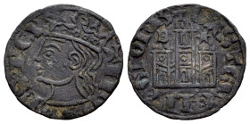 Reino de Castilla y León. Alfonso XI (1312-1350). Cornado. Burgos. (Bautista-471). Ve. 0,73 g. B y estrella sobre las torres del castillo. Vestido sin...