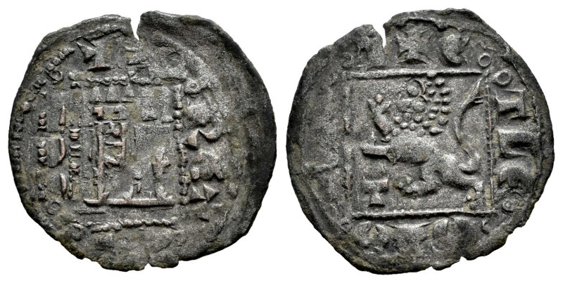 Reino de Castilla y León. Alfonso XI (1312-1350). Novén. Toledo. (Bautista-487.4...