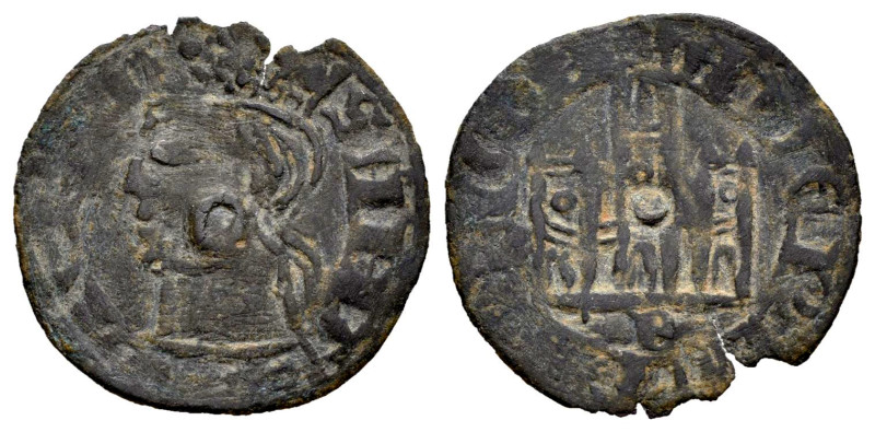 Reino de Castilla y León. Alfonso XI (1312-1350). Cornado. Burgos. Tipo Santa Or...