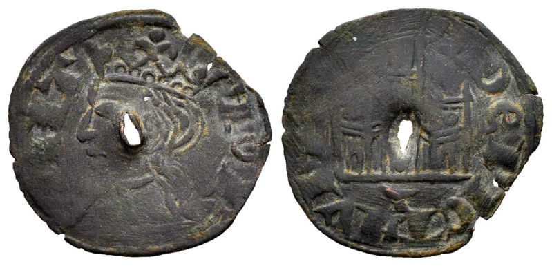 Reino de Castilla y León. Alfonso XI (1312-1350). Cornado. Cuenca. Tipo Santa Or...