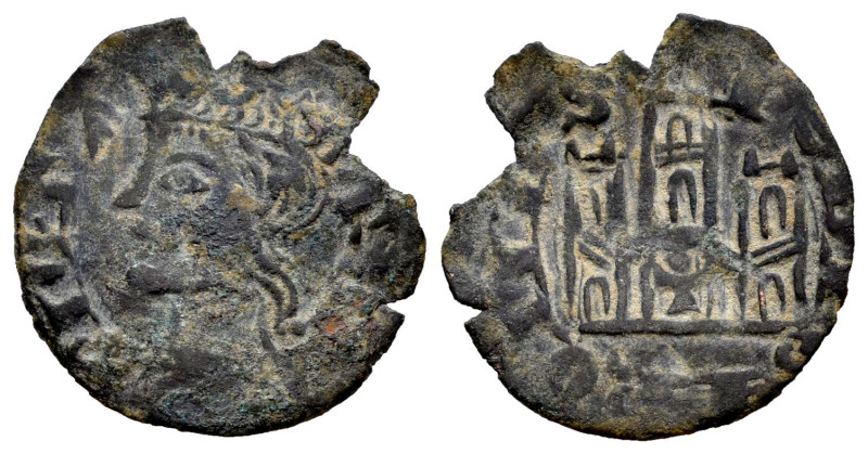 Reino de Castilla y León. Alfonso XI (1312-1350). Cornado. Toledo. Tipo Santa Or...