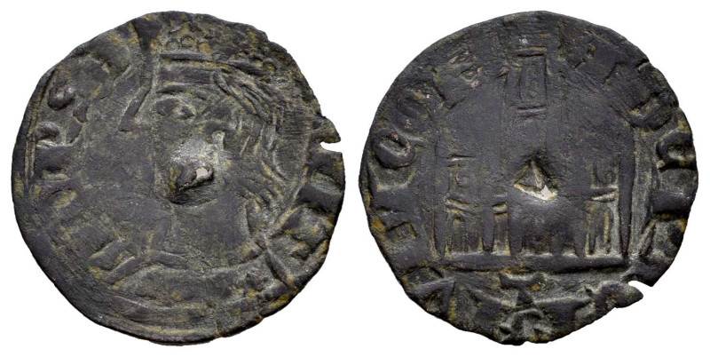 Reino de Castilla y León. Alfonso XI (1312-1350). Cornado. Toledo. Tipo Santa Or...