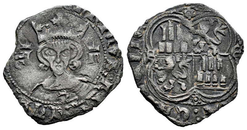Reino de Castilla y León. Enrique II (1368-1379). Real de vellón. Segovia. (Baut...