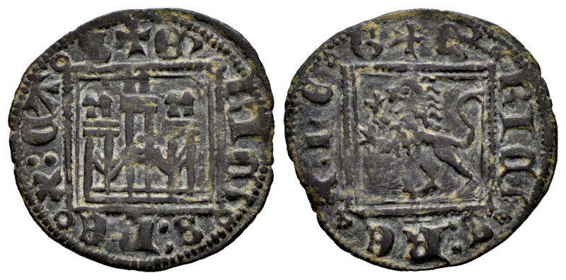 Reino de Castilla y León. Enrique II (1368-1379). Novén. Sin ceca. (Bautista-674...