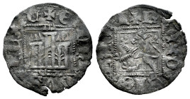 Reino de Castilla y León. Enrique II (1368-1379). Novén. Zamora. (Bautista-676.4). Ve. 0,74 g. CA bajo el castillo. MBC-. Est...30,00.