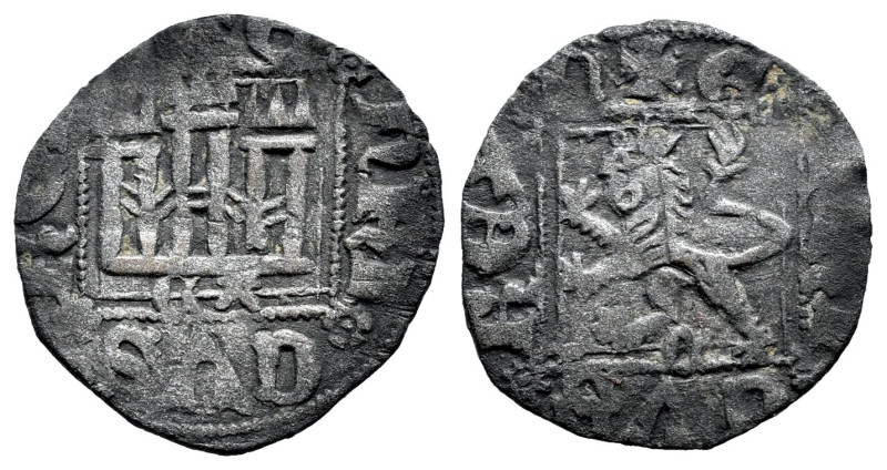 Reino de Castilla y León. Enrique II (1368-1379). Novén. Zamora. (Bautista-676.7...