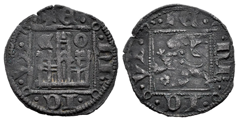 Reino de Castilla y León. Enrique II (1368-1379). Novén. Córdoba. (Bautista-677)...