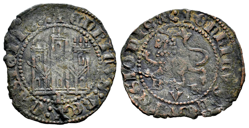 Reino de Castilla y León. Enrique III (1390-1406). Cinquén. Burgos. (Bautista-77...