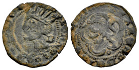 Reino de Castilla y León. Juan II (1406-1454). Cornado. Burgos. (Bautista-826.5). Ve. 0,74 g. B detrás del busto. Muy rara. MBC. Est...90,00.