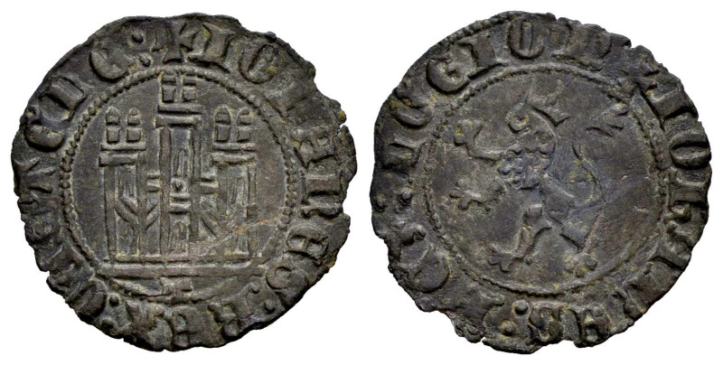 Reino de Castilla y León. Juan II (1406-1454). Novén. Toledo. (Bautista-827). Ve...