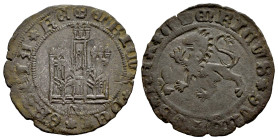 Reino de Castilla y León. Enrique IV (1399-1413). 1 maravedí. Segovia. (Bautista-973.3). Anv.: + ENRICVS DEI GRACIA RE. Rev.: + ENRICVS QVARTVS REX CA...