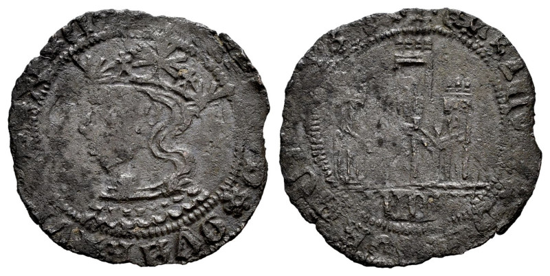 Reino de Castilla y León. Enrique IV (1399-1413). Dinero. Segovia. (Bautista-991...