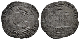 Reino de Castilla y León. Enrique IV (1399-1413). Dinero. Segovia. (Bautista-991). Ve. 1,07 g. Acueducto bajo el castillo. MBC-/BC+. Est...35,00.