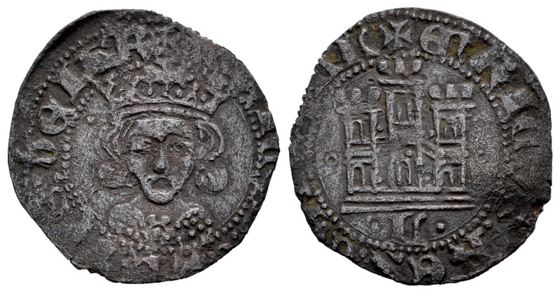 Reino de Castilla y León. Enrique IV (1399-1413). Medio cuartillo. León. (Bautis...