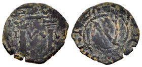 Carlos I (1516-1556). Cornado. Pamplona. (Cal-41). (Rs-10). Ae. 0,84 g. MBC-. Est...15,00.