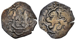 Felipe II (1556-1598). 1 cuarto. Valladolid. A. (Cal-75). (Jarabo-Sanahuja-A310a). Ae. 1,23 g. Ceca con tres jirones. MBC-/BC+. Est...30,00.