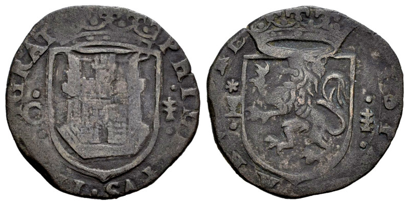 Felipe II (1556-1598). Cuartillo. Cuenca. (Cal-79). (Jarabo-Sanahuja-A74 var). A...