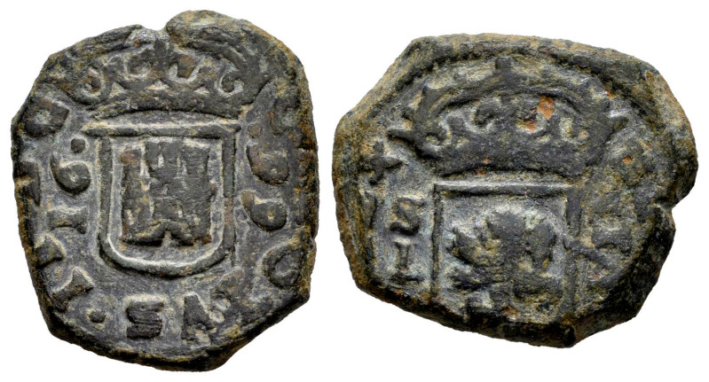 Carlos II (1665-1700). 2 maravedís. 1699. Linares. (Cal-82). (Jarabo-Sanahuja-ti...