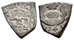 Felipe V (1700-1746). 1 real. 1741. Guatemala. (J). (Cal-362). Ag. 2,93 g. Fecha completa. MBC-. Est...90,00.