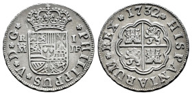 Felipe V (1700-1746). 1 real. 1732. Madrid. JF. (Cal-446). Ag. 2,89 g. Leve roce en anverso. MBC/MBC+. Est...50,00.