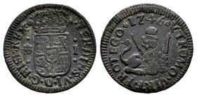 Fernando VI (1746-1759). 1 maravedí. 1746. Segovia. (Cal-18). Ae. 1,21 g. MBC. Est...20,00.