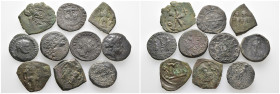 Bronze, 10 pieces - 42.12 gr - SOLD AS SEEN, No Return.