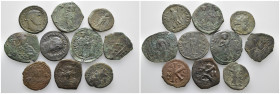 Bronze, 10 pieces - 62.49 gr - SOLD AS SEEN, No Return.
