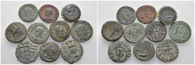 Bronze, 10 pieces - 42.83 gr - SOLD AS SEEN, No Return.