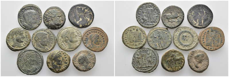 Bronze, 10 pieces - 33.18 gr - SOLD AS SEEN, No Return.