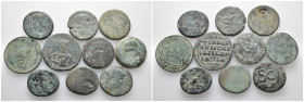 Bronze, 10 pieces - 129.14 gr - SOLD AS SEEN, No Return.