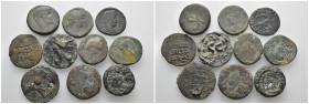 Bronze, 10 pieces - 88 gr - SOLD AS SEEN, No Return.