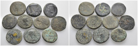 Bronze, 10 pieces - 110.43 gr - SOLD AS SEEN, No Return.