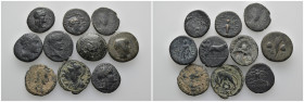 Bronze, 10 pieces - 30.95 gr - SOLD AS SEEN, No Return.