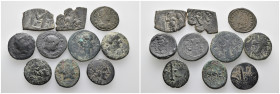 Bronze, 10 pieces - 44.63 gr - SOLD AS SEEN, No Return.