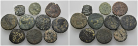 Bronze, 10 pieces - 62.62 gr - SOLD AS SEEN, No Return.