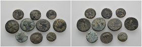 Bronze, 10 pieces - 27.42 gr - SOLD AS SEEN, No Return.