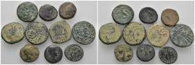 Bronze, 10 pieces - 50.49 gr - SOLD AS SEEN, No Return.