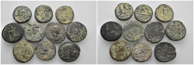 Bronze, 10 pieces - 68.45 gr - SOLD AS SEEN, No Return.